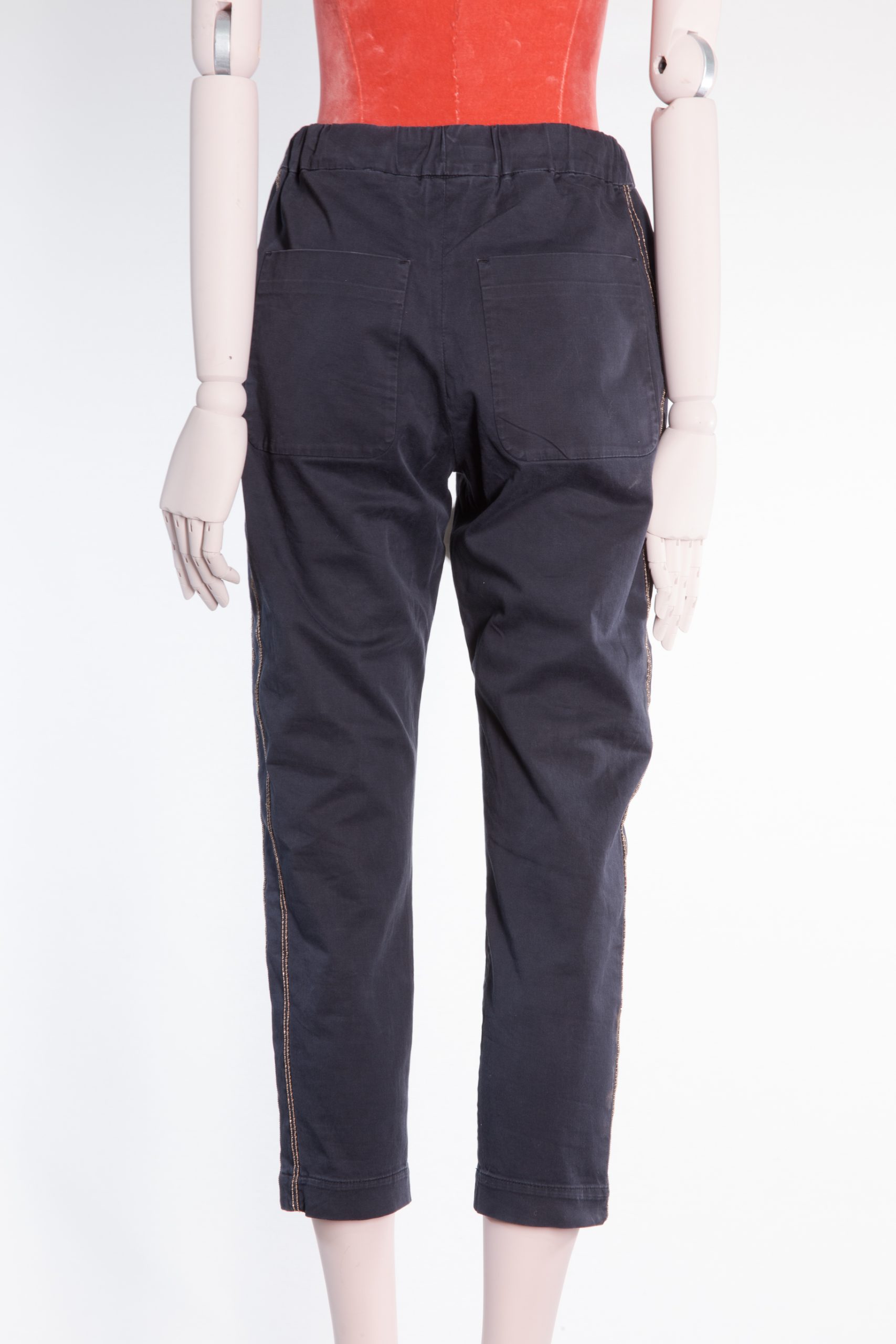 Sport-Chic Cotton Drawstring Trousers with Side Stripes – Brunello Cucinelli Sport-Chic Cotton Drawstring Trousers with Side Stripes – Brunello Cucinelli