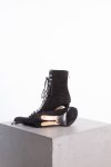 Balmain Limited Edition Suede Lace-Up Heeled Sandal Boots Balmain Limited Edition Suede Lace-Up Heeled Sandal Boots