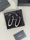 Saint Laurent Crystal-embellished elongated drop statement earrings Saint Laurent Crystal-embellished elongated drop statement earrings