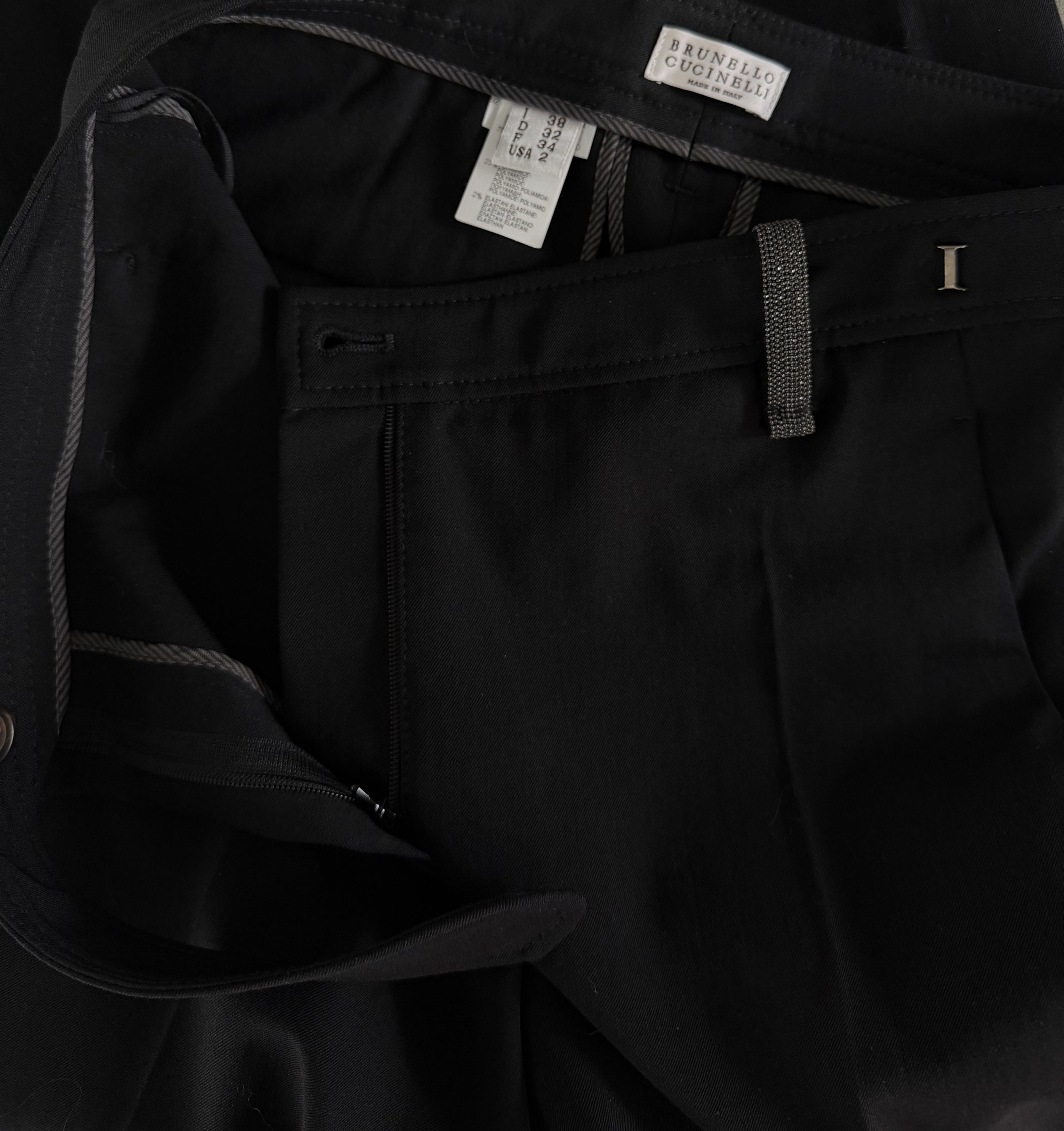Brunello Cucinelli Tailored Wool Blend Trousers