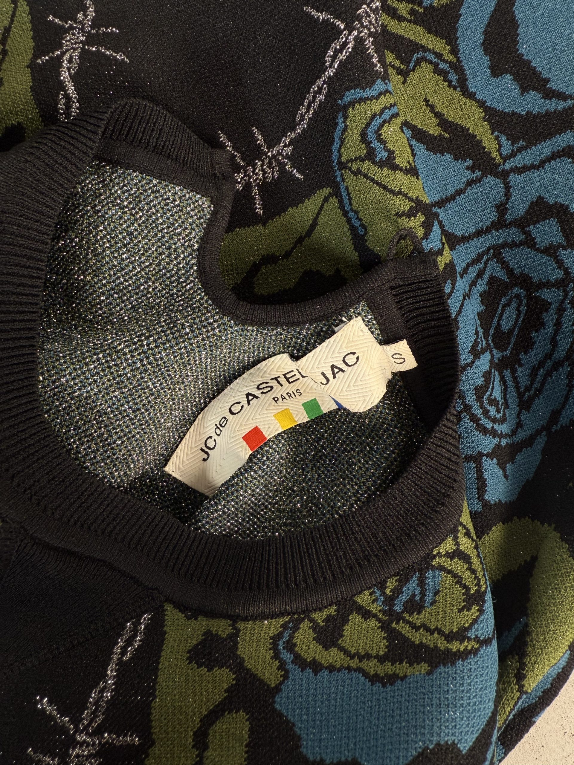 JC de Castelbajac Graphic Sculpt Knit Dress