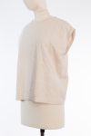 Floral Embossed Cashmere Sleeveless Top Brunello Cucinelli Floral Embossed Cashmere Sleeveless Top Brunello Cucinelli