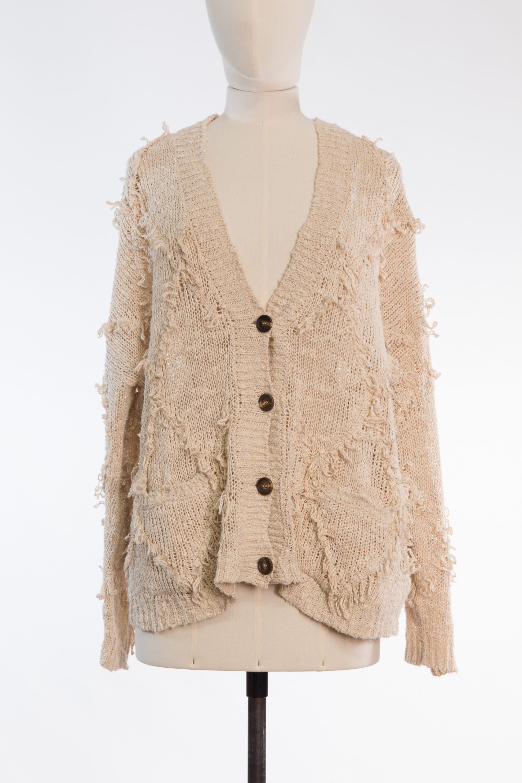 Brunello Cucinelli Linen & Silk Textured Cardigan
