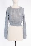 Brunello Cucinelli Sequin-Embellished Linen Cropped Sweater Brunello Cucinelli Sequin-Embellished Linen Cropped Sweater