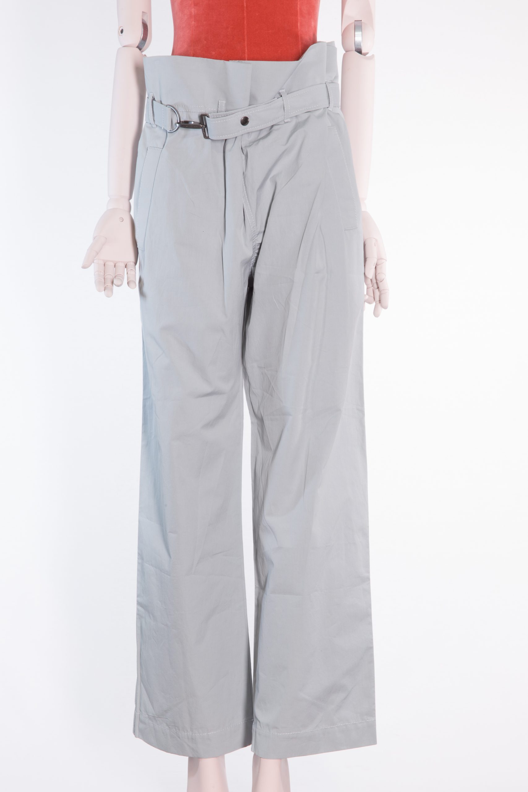 Brunello Cucinelli High-Waisted Cotton Wide-Leg Trousers
