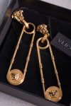 Versace Medusa Safety Pin Drop Earrings Versace Medusa Safety Pin Drop Earrings
