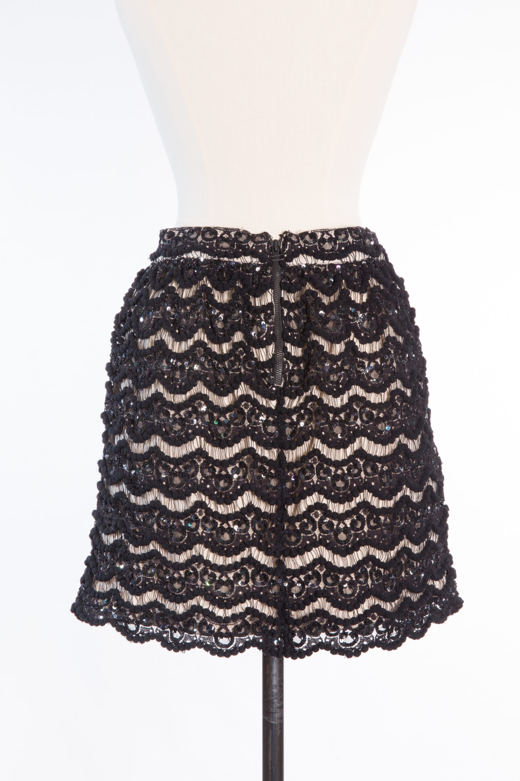 Alice + Olivia Lace Sequin Mini Skirt Alice + Olivia Lace Sequin Mini Skirt