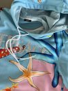 Versace Limited Edition Marine Print Hooded Sweatshirt Tunic Versace Limited Edition Marine Print Hooded Sweatshirt Tunic