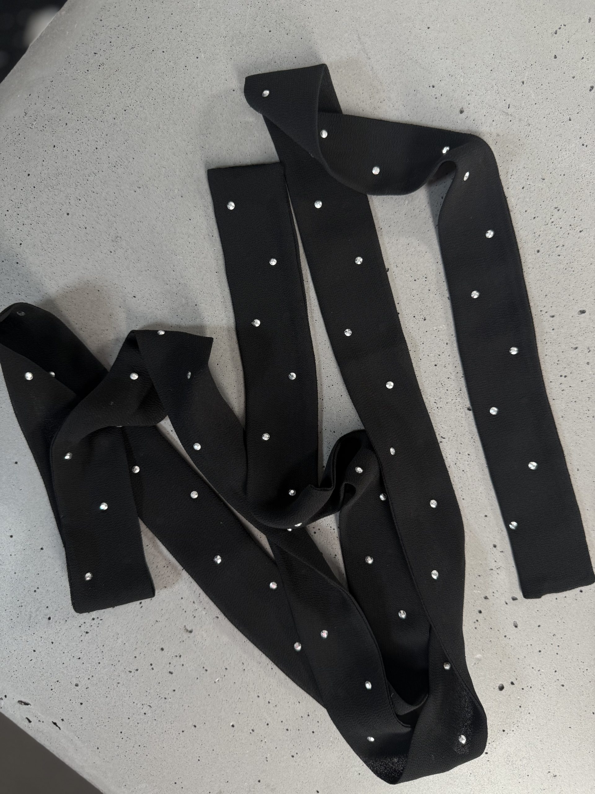 Patrizia Pepe Limited Edition Silk Sheer Blouse with Silver Embellishments