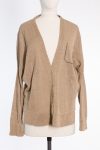 BRUNELLO CUCINELLI Lightweight Cotton Cardigan with Monili Detail BRUNELLO CUCINELLI Lightweight Cotton Cardigan with Monili Detail