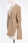 BRUNELLO CUCINELLI Lightweight Cotton Cardigan with Monili Detail BRUNELLO CUCINELLI Lightweight Cotton Cardigan with Monili Detail