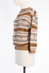 BRUNELLO CUCINELLI Striped Sequin-Embellished Cotton Sweater BRUNELLO CUCINELLI Striped Sequin-Embellished Cotton Sweater