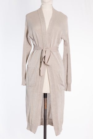 Brunello Cucinelli Lightweight Cotton Wrap Cardigan — Effortless Spring/Summer Layer