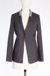 BRUNELLO CUCINELLI Tailored Blazer with Monili Trim BRUNELLO CUCINELLI Tailored Blazer with Monili Trim