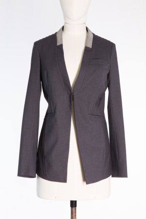 BRUNELLO CUCINELLI Tailored Blazer with Monili Trim