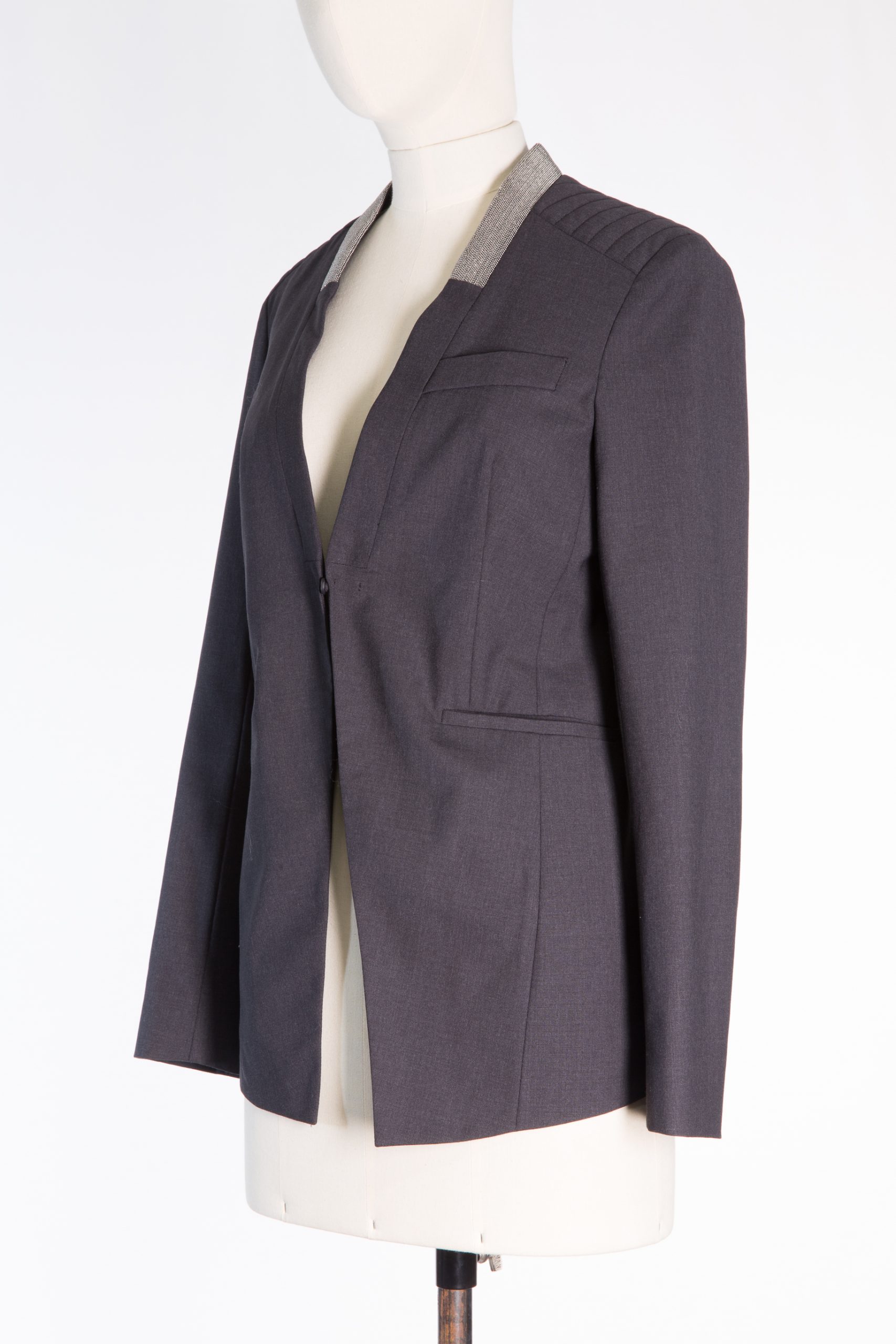 BRUNELLO CUCINELLI Tailored Blazer with Monili Trim