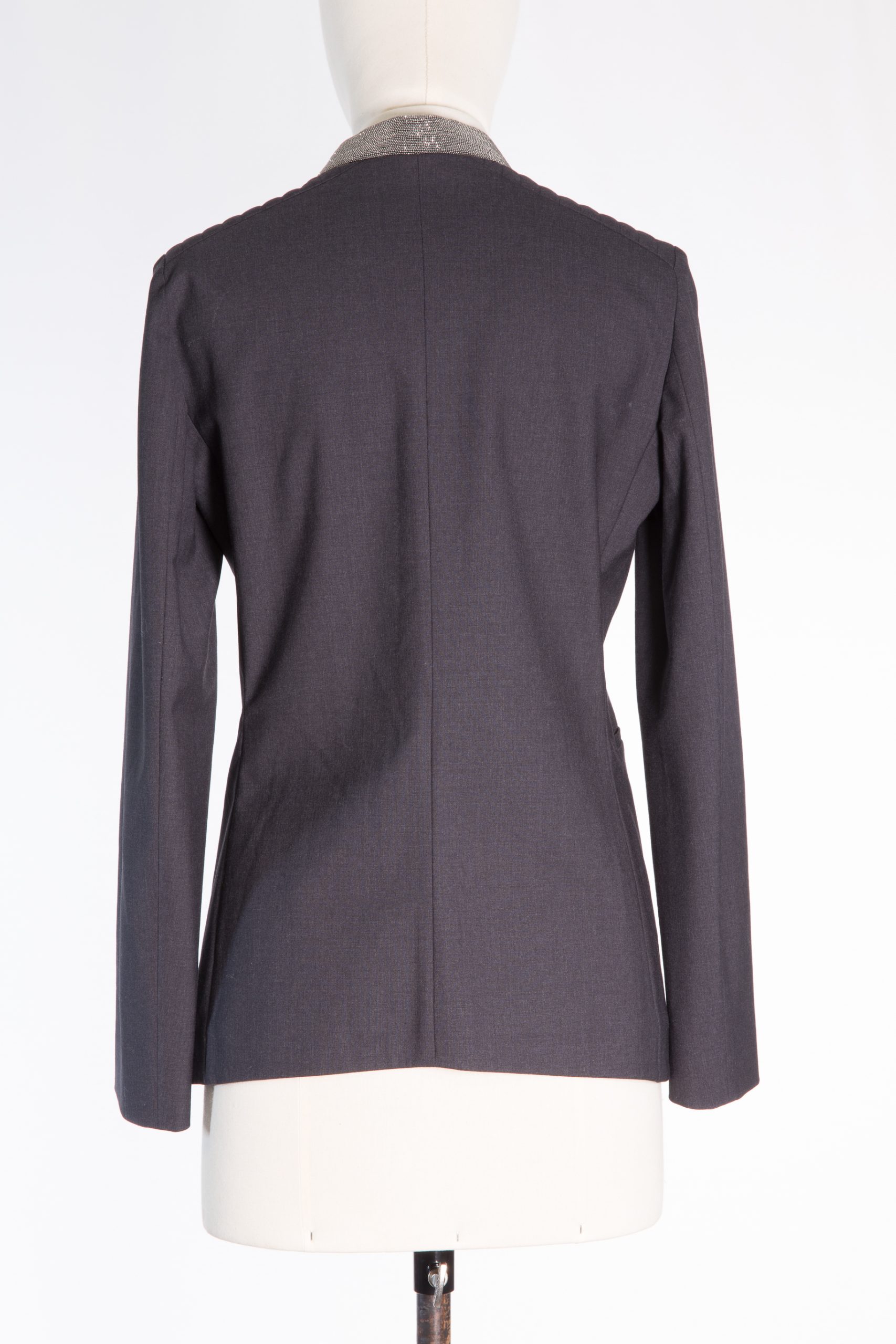 BRUNELLO CUCINELLI Tailored Blazer with Monili Trim