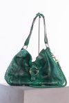 Gucci Vintage Emerald Python Hobo Bag with Iconic Braided GG Hardware Gucci Vintage Emerald Python Hobo Bag with Iconic Braided GG Hardware