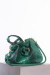 Gucci Vintage Emerald Python Hobo Bag with Iconic Braided GG Hardware Gucci Vintage Emerald Python Hobo Bag with Iconic Braided GG Hardware