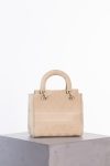 Christian Dior Medium Lady D-Lite Bag Cannage Beige Christian Dior Medium Lady D-Lite Bag Cannage Beige