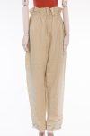 Acne Studios Linen Paperbag Trousers — Natural Beige Acne Studios Linen Paperbag Trousers — Natural Beige