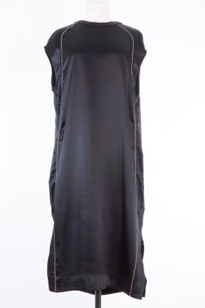 Brunello Cucinelli Dress, Size L Bead-embellished satin midi dress