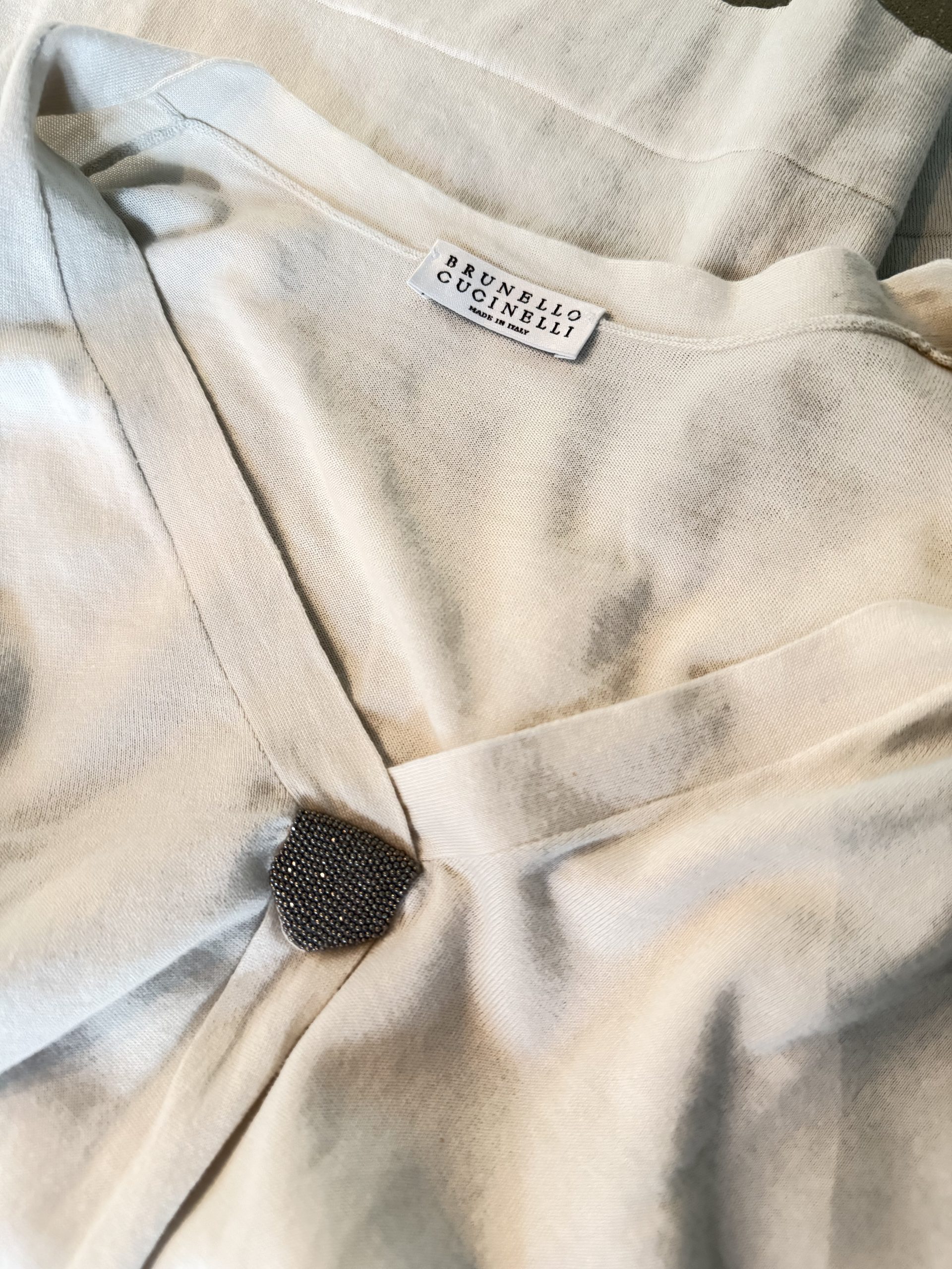 Brunello Cucinelli Oversized Monili Cotton Blouse – Lightweight Italian Luxury in 100% Cotton