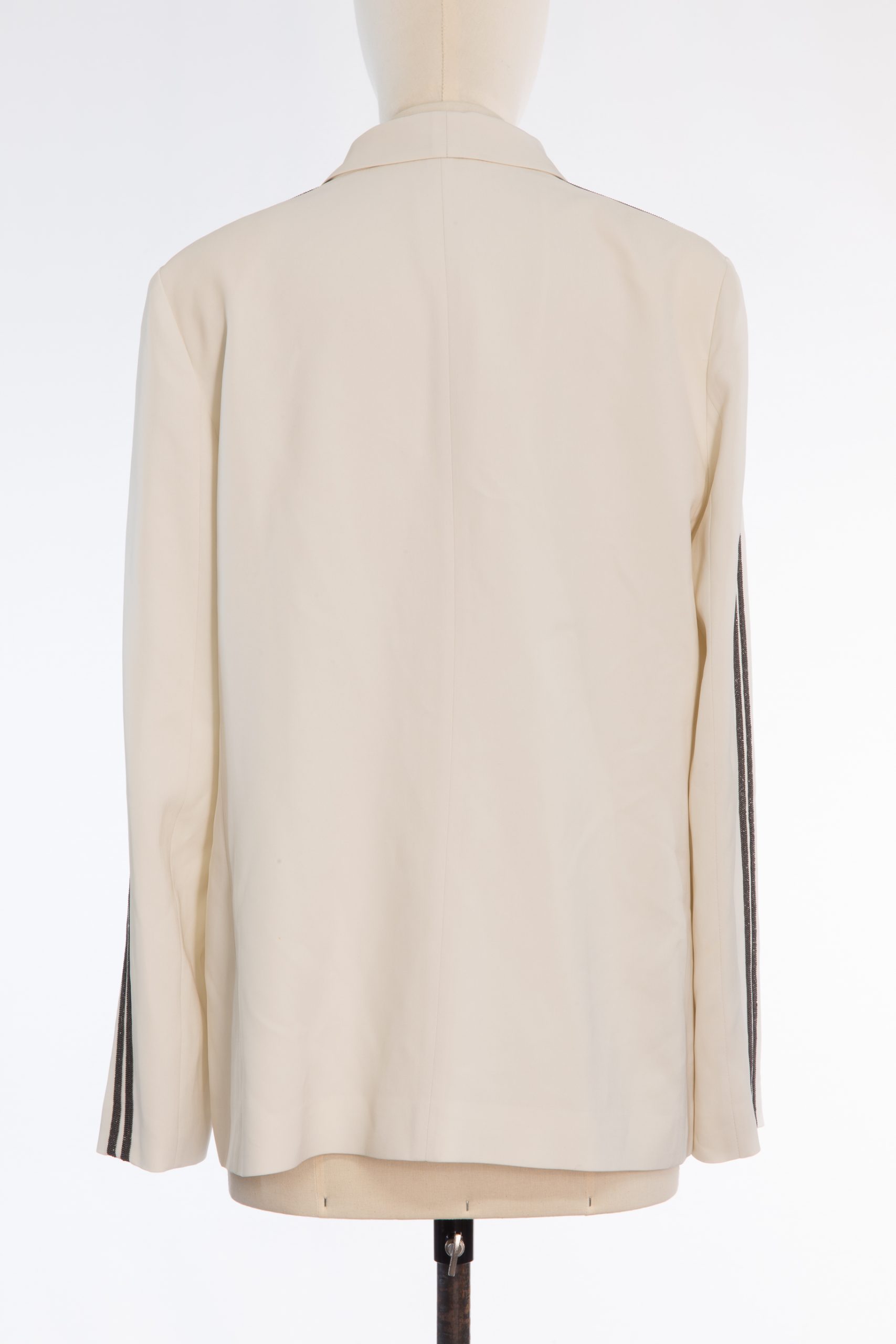 Brunello Cucinelli Monili-Trim Viscose Blazer