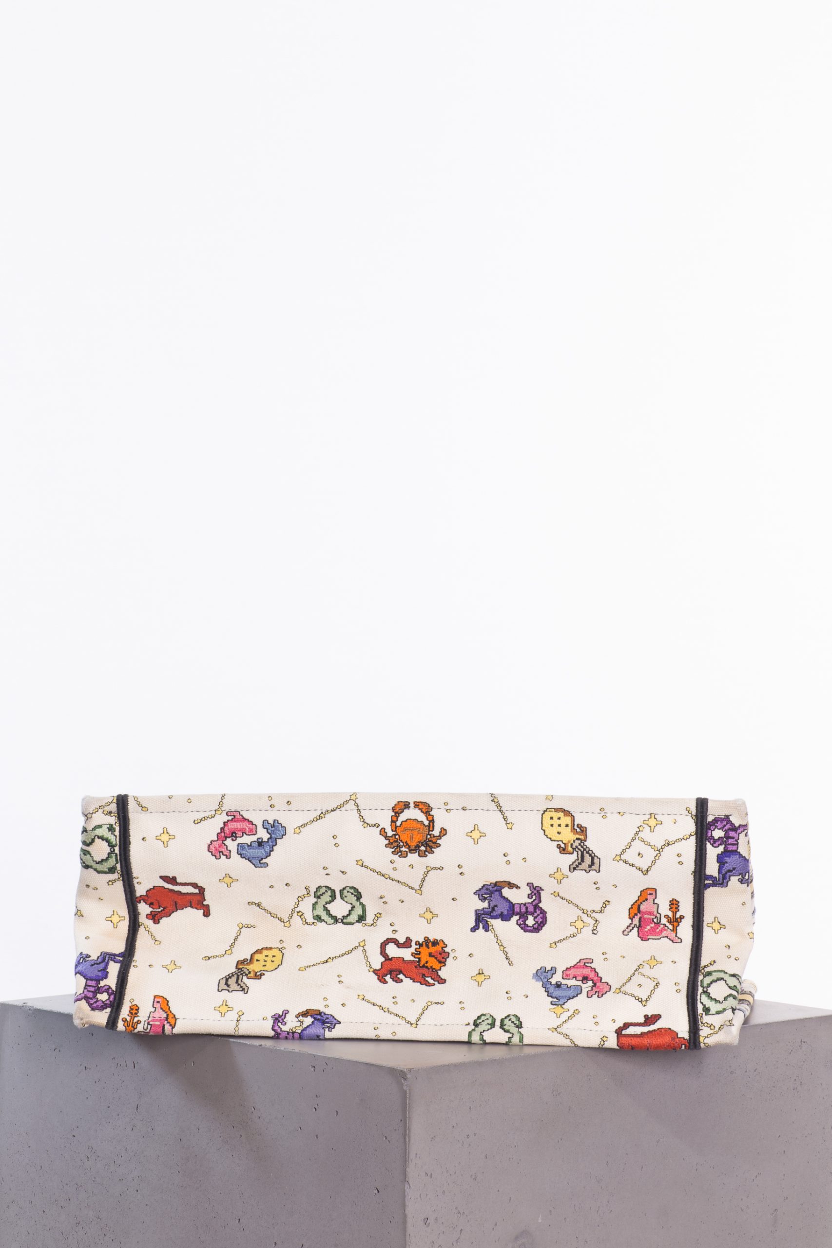 Christian Dior Book Tote Medium Dior Zodiac Embroidery