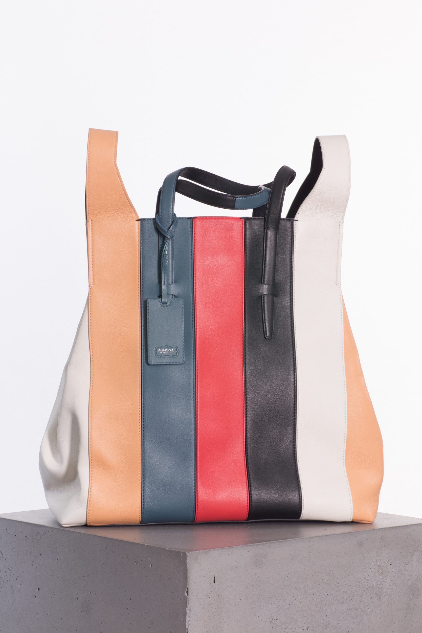 Agnona Architectural Shopper Bag