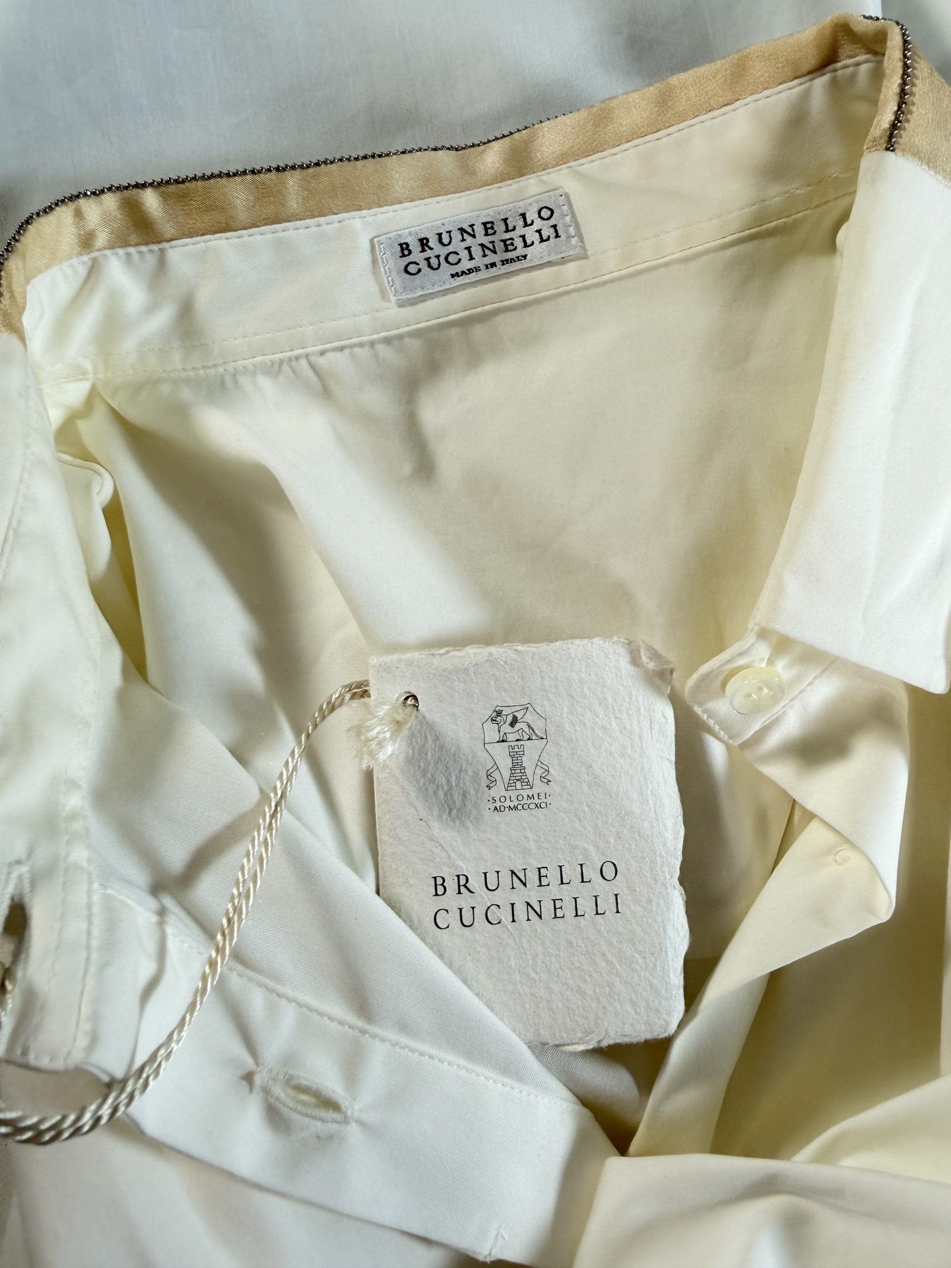 Brunello Cucinelli Cotton Poplin Shirt Brunello Cucinelli Cotton Poplin Shirt