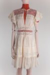 Zuhair Murad Boho-Chic Lace Ruffle Mini Dress Zuhair Murad Boho-Chic Lace Ruffle Mini Dress