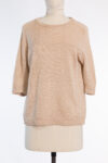 Brunello Cucinelli Cotton & Linen Sequin Knit Sweater Brunello Cucinelli Cotton & Linen Sequin Knit Sweater
