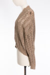 Brunello Cucinelli Sequin-Embellished Linen & Silk Open-Knit Cardigan Brunello Cucinelli Sequin-Embellished Linen & Silk Open-Knit Cardigan