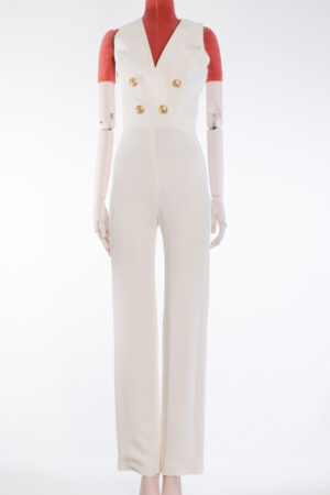 Balmain Exclusive tailored sleeveless jumpsuit