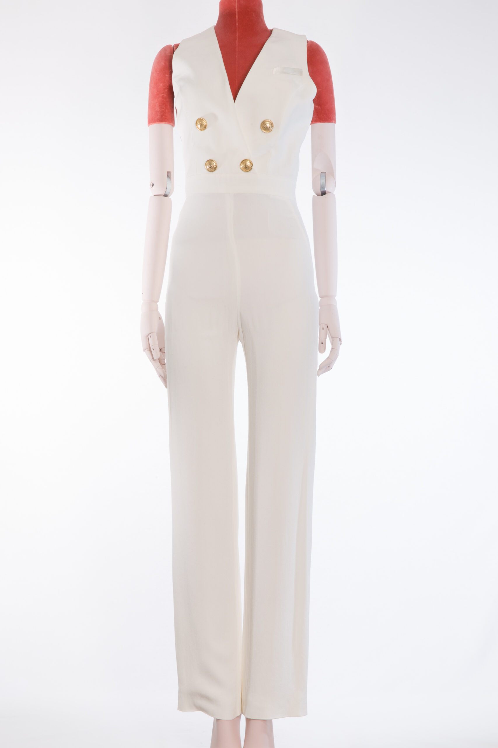 Balmain Exclusive tailored sleeveless jumpsuit