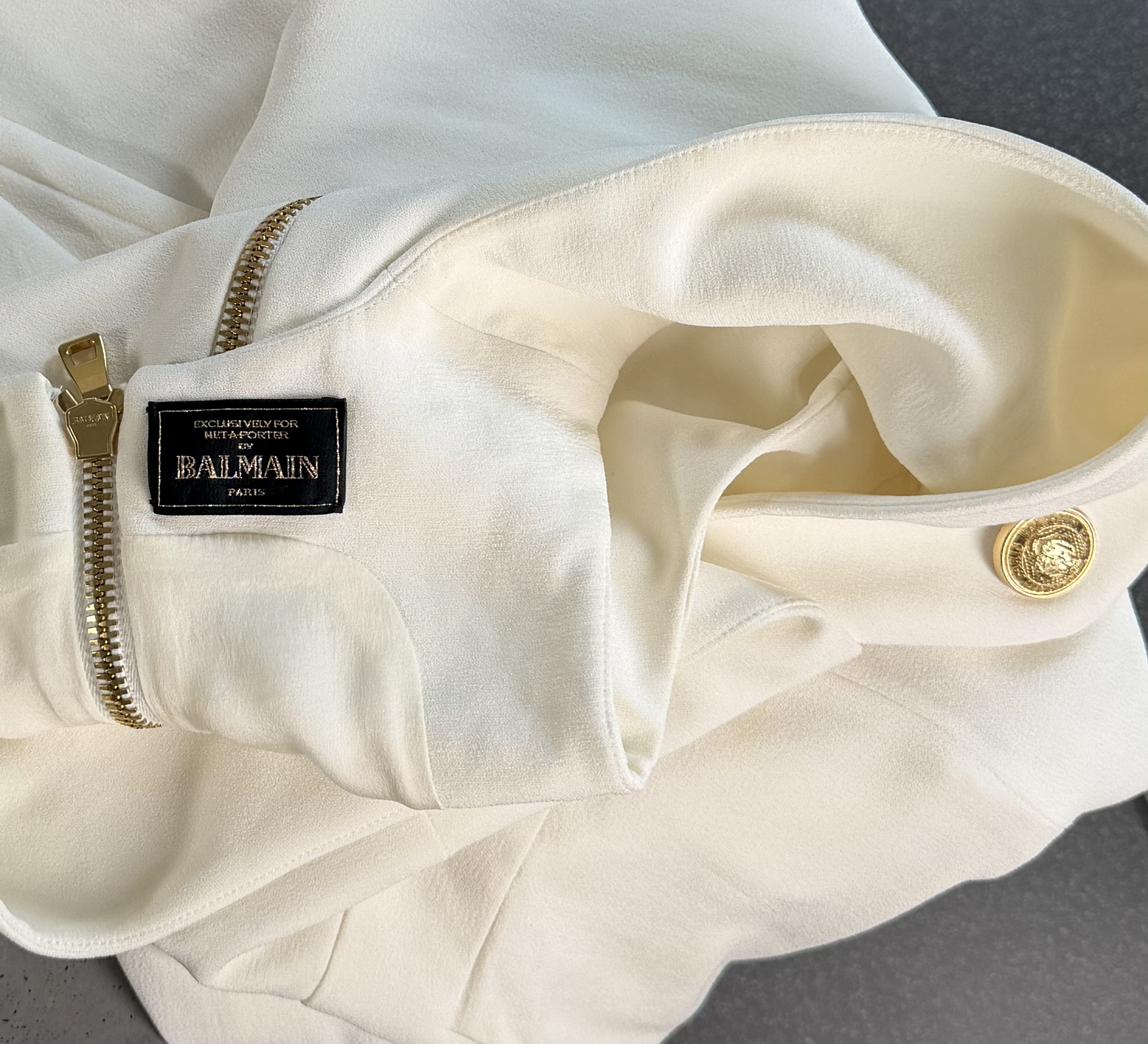 Balmain Exclusive tailored sleeveless jumpsuit