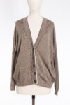 Brunello Cucinelli — Elegant Cotton Cardigan with Monili Detail Brunello Cucinelli — Elegant Cotton Cardigan with Monili Detail