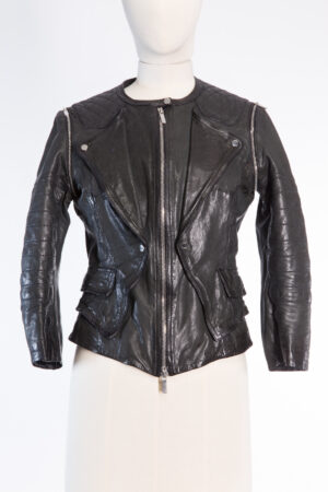 Karen Millen — Leather Biker Jacket / Vest 2-in-1
