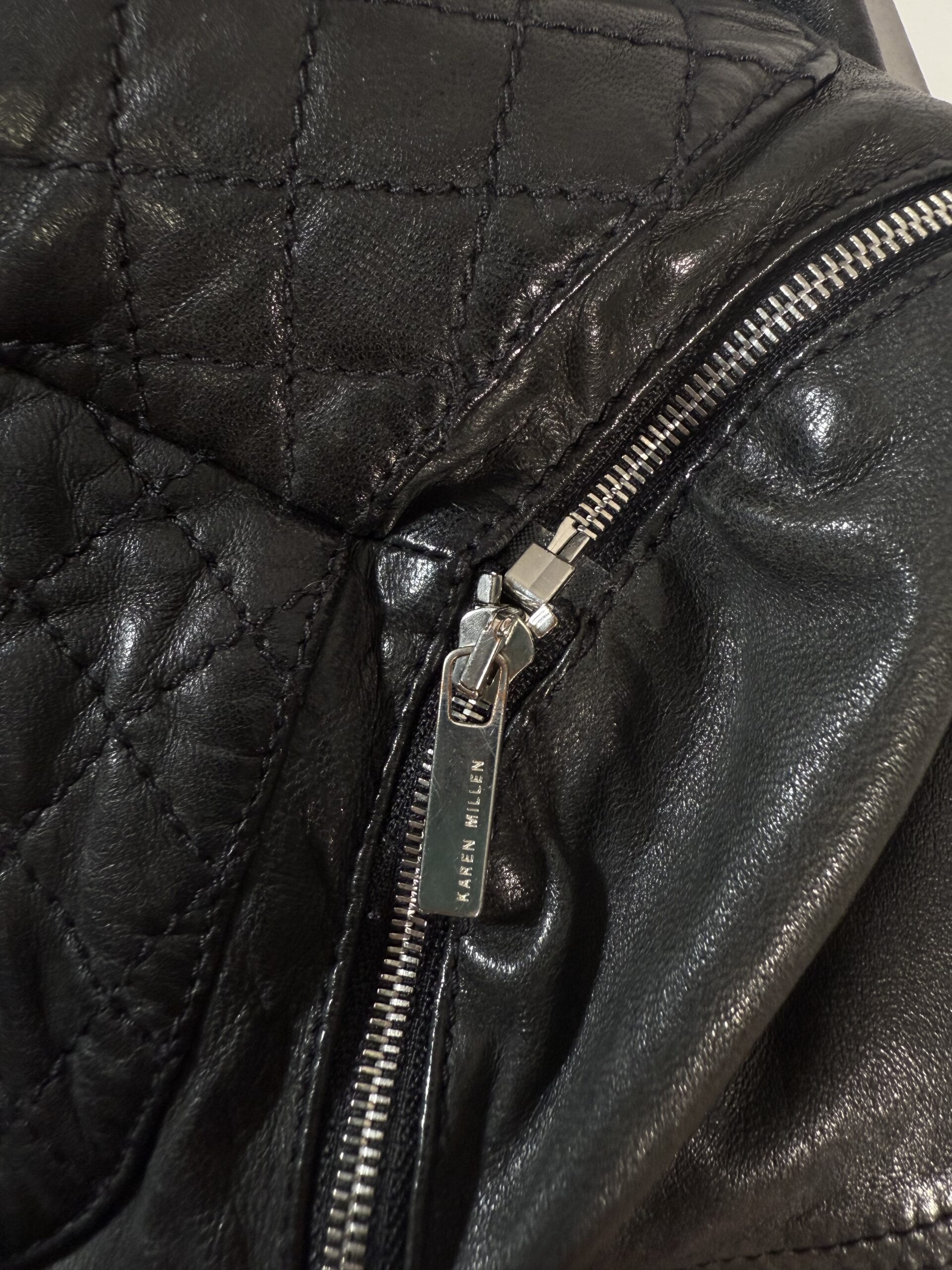 Karen Millen — Leather Biker Jacket / Vest 2-in-1 Karen Millen — Leather Biker Jacket / Vest 2-in-1