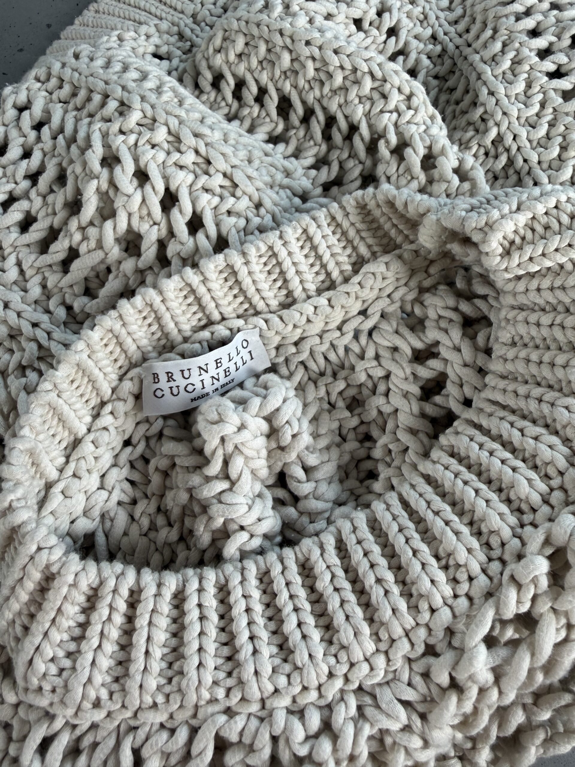 Brunello Cucinelli Cotton openwork sweater Brunello Cucinelli Cotton openwork sweater
