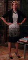 BURBERRY PRORSUM DÉGRADÉ WOOL MIDI DRESS — IT 38 BURBERRY PRORSUM DÉGRADÉ WOOL MIDI DRESS — IT 38