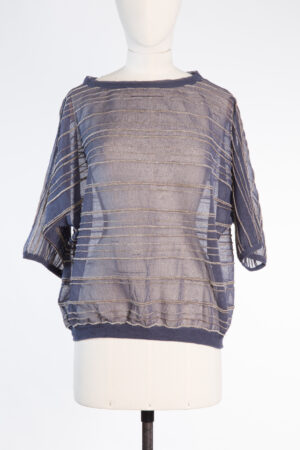 Brunello cucinelli Elegant metallic-thread top 