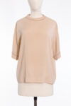 Brunello Cucinelli Silk Blouse with Monili Detailing Brunello Cucinelli Silk Blouse with Monili Detailing
