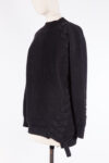 VICTORIA BECKHAM BLACK CHUNKY KNIT SWEATER VICTORIA BECKHAM BLACK CHUNKY KNIT SWEATER