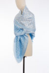 Louis Vuitton Reversible Monogram Shawl – Off-White / Powder Blue – Brand New Louis Vuitton Reversible Monogram Shawl – Off-White / Powder Blue – Brand New