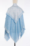 Louis Vuitton Reversible Monogram Shawl – Off-White / Powder Blue – Brand New Louis Vuitton Reversible Monogram Shawl – Off-White / Powder Blue – Brand New