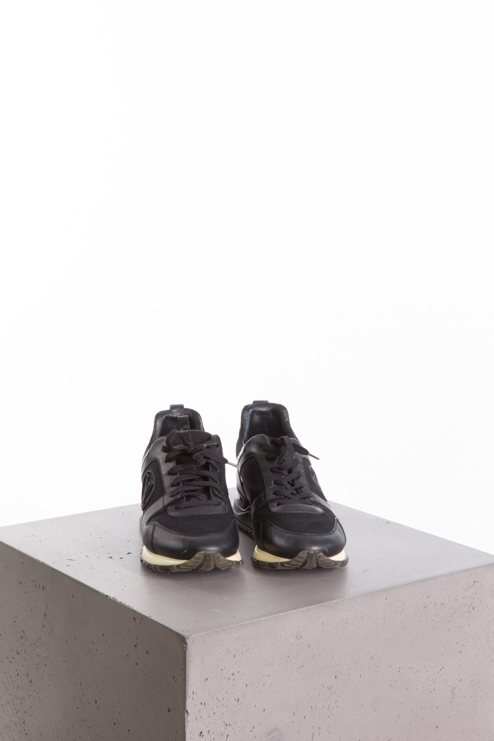LOUIS VUITTON RUN AWAY WEDGE SNEAKERS – BLACK LOUIS VUITTON RUN AWAY WEDGE SNEAKERS – BLACK