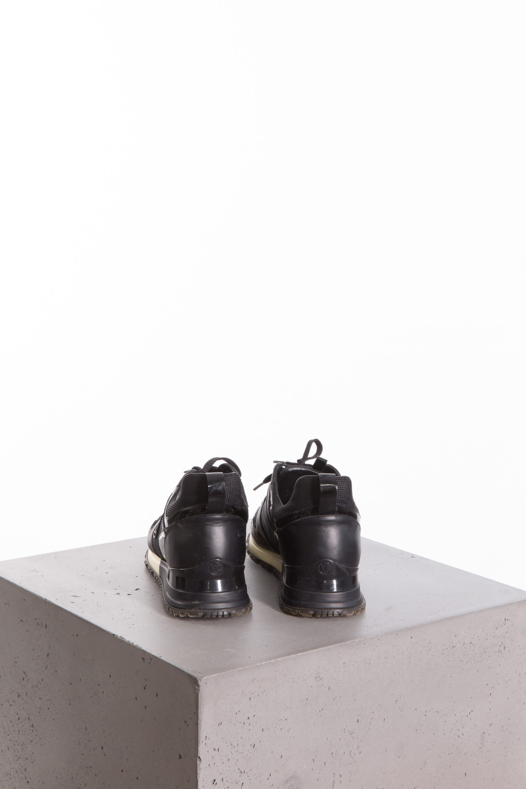 LOUIS VUITTON RUN AWAY WEDGE SNEAKERS – BLACK LOUIS VUITTON RUN AWAY WEDGE SNEAKERS – BLACK