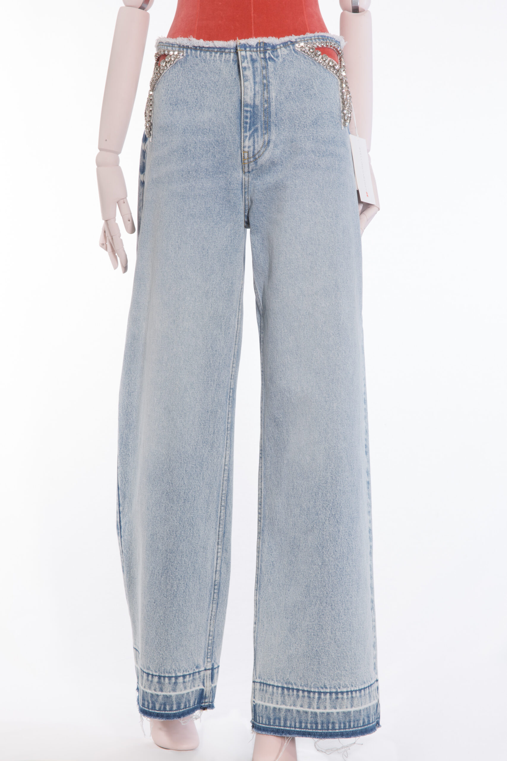 Stella McCartney x H&M Crystal-Star Straight-Leg Jeans – Limited Edition